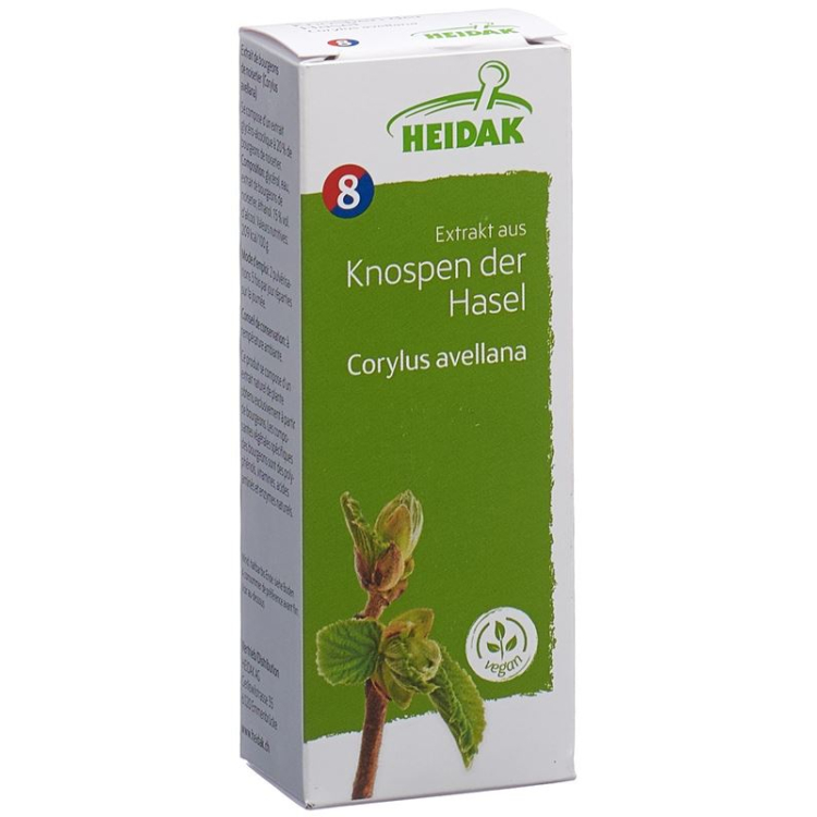 HEIDAK Knospe Hasel Corylus avellana Glyc Maz Fl 250 ml