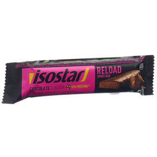 Barre de chocolat de récupération Isostar 30 x 40 g