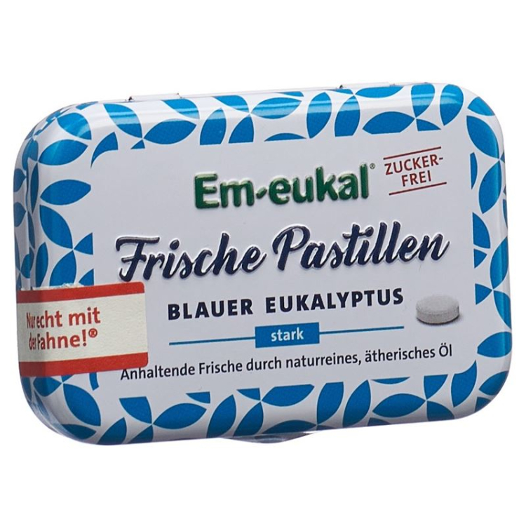 Soldan Em-eukal freshness lozenges blue Eucalyptus sugar free xylitol Ds 20 g