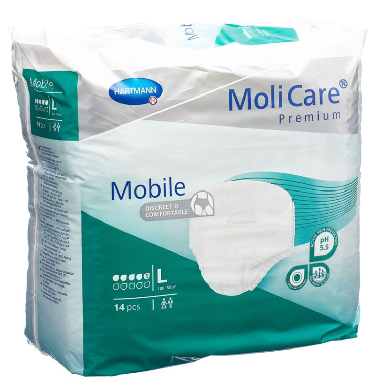 MoliCare Mobile 5 L 14 pcs