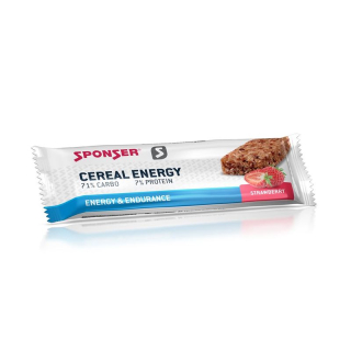 Sponsor Cereal Energy Bar Strawberry Display 20x40g