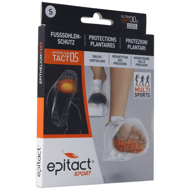 Epitact Sport foot protection S <22.5cm 1 pair