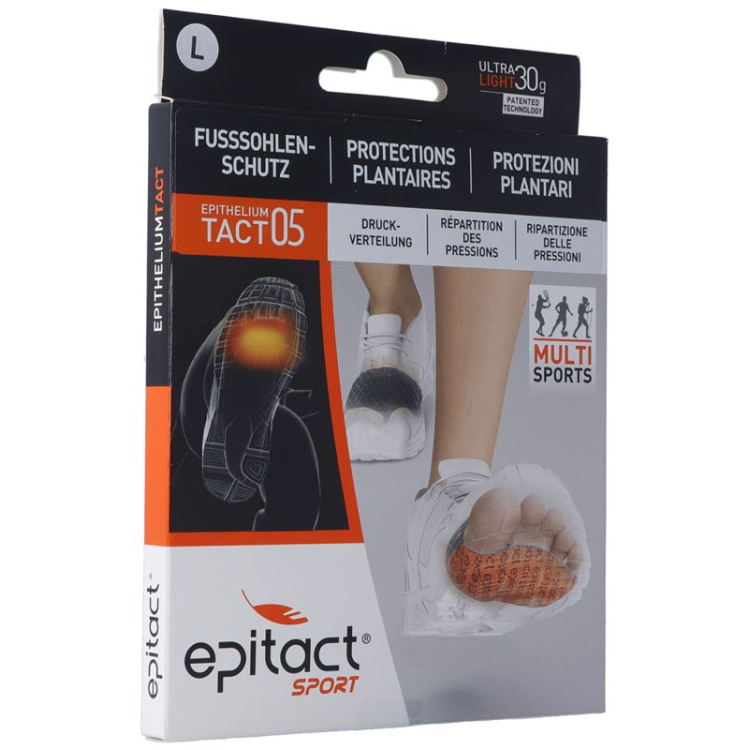 Epitact Sport Protezione del piede sportiva L >25,5 cm 1 paio