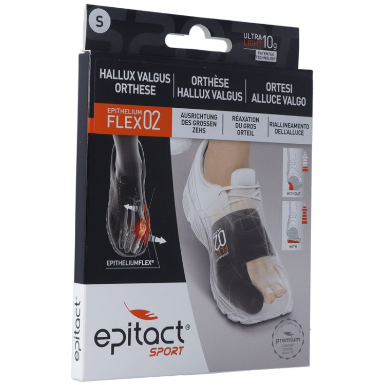 Epitact Sport Orthosis Hallux Valgus S 20-21,5cm