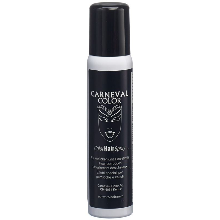 Carnival Color Hair Spray hitam 100 ml