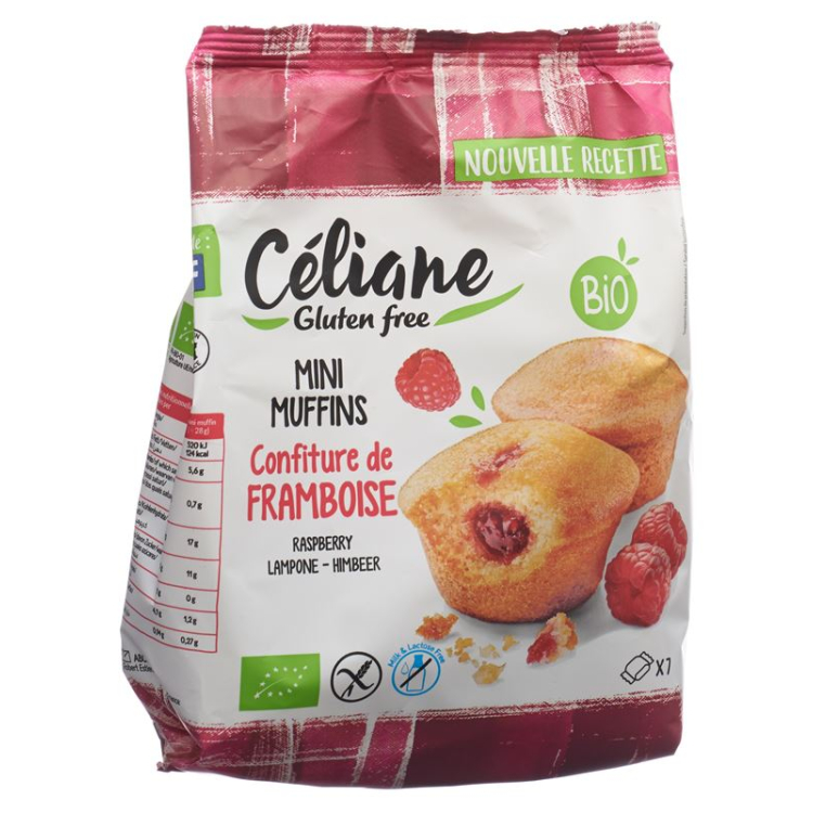 Les Recettes de Céliane mini muffini nadjev od malina bez glutena B