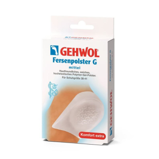 Gehwol heel pads G with gel shafts, medium, 1 pair