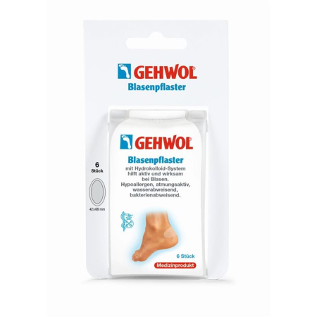 Gehwol blister plaster hydrocolloid system 6 pcs