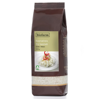 Biofarm basmati rizs fehér bimbós zacskó 500 g