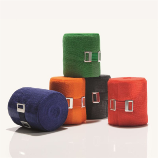 Bort Stabilo Color elastisk bandage 4cmx5m sort