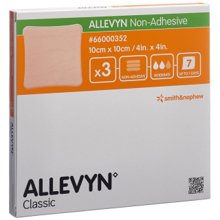 Allevyn Non-Adhesive wound dressing 10x10cm 3 pcs