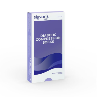 Sigvaris Diabetic Compression Socks L men long pair 1