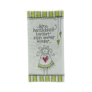 Herboristeria handkerchiefs your heart touches 10 pcs