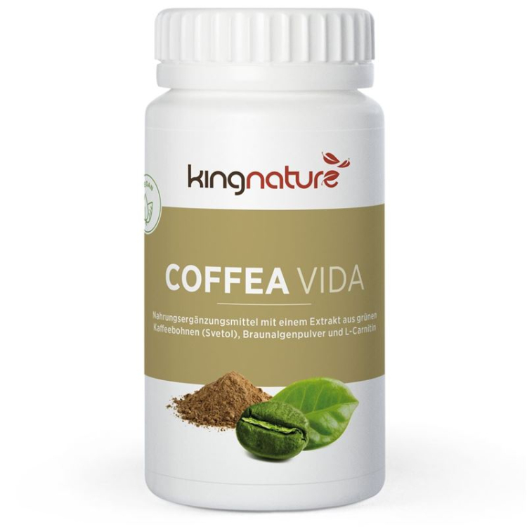 Kingnature Coffea Vida Kapsuly 200 mg Extrakt zo zelenej kávy Ds 60 St