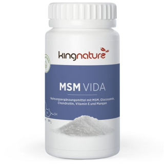 Kingnature Msm Vida 860 mg jar 60 capsules