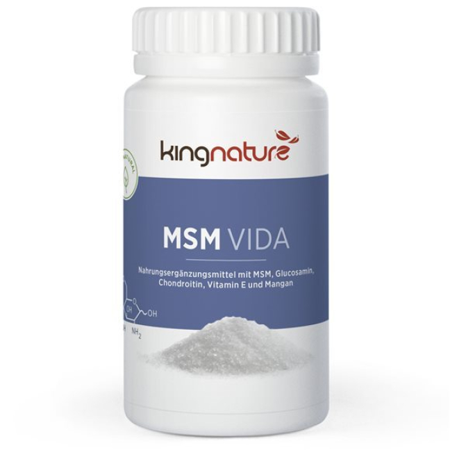 Kingnature MSM Vida Kaps 860 mg Ds 60 pcs