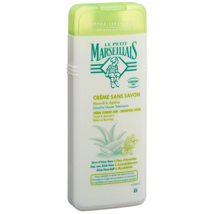 Hipoalergiczny krem ​​pod prysznic Le Petit Marseillais Aloe Vera & Man