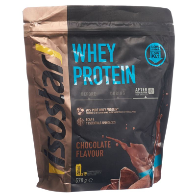 Isostar whey protein powder chocolate battalion 570 g