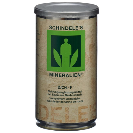 Schindele's Mineralien Plv Ds 400g - Nutritional Supplement with Rock Flour and Iron