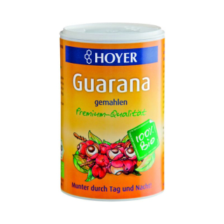 Hoyer Guarana Powder Organic Ds 75 גרם