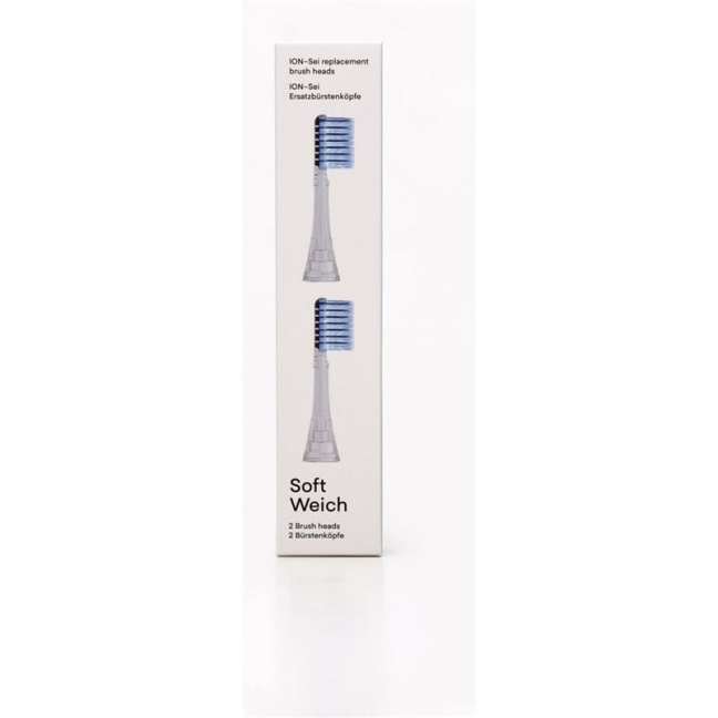 ION Be toothbrush head Soft 2 pcs