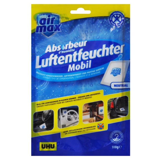 UHU Air Max Luftentfeuchter mobil 100g, Luftentfeuchter