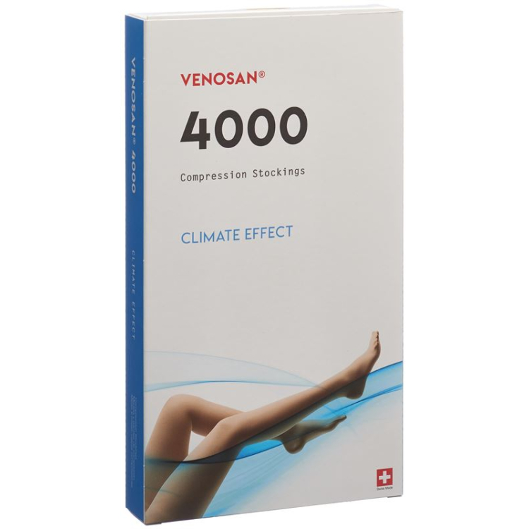 Venosan 4002 A-GH KKL2 XL dolge zaprte črne moške 1 par