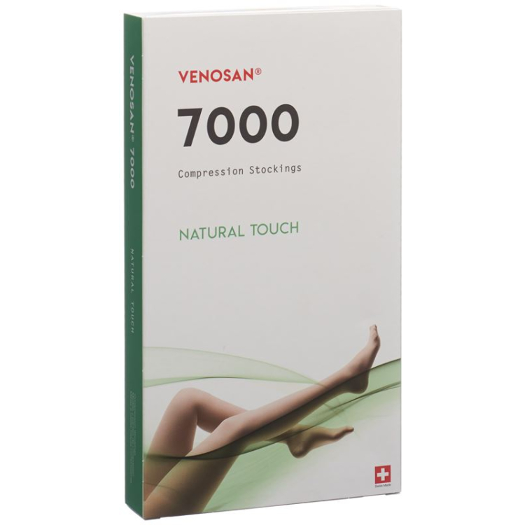 VENOSAN 7002 A-DH KKL2 XL krótkie beżowe 1 para