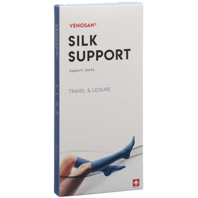 Venosan Silk A-D Support Socks M silver 1 pair