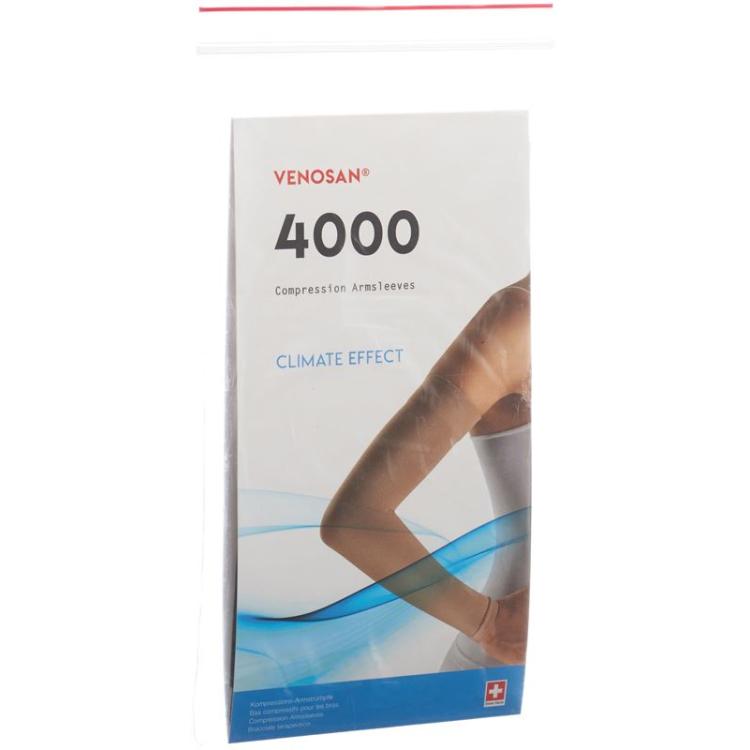 Venosan 4000 CG armsleeve CCL2 S black without manual approach