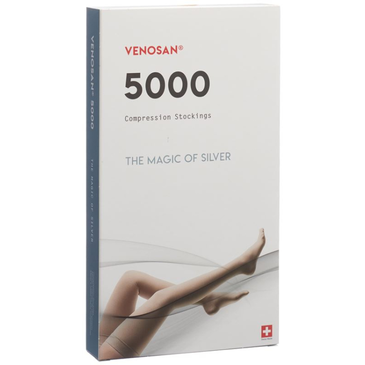 VENOSAN 5002 A-GH KKL2 XL dugi crni 1 par