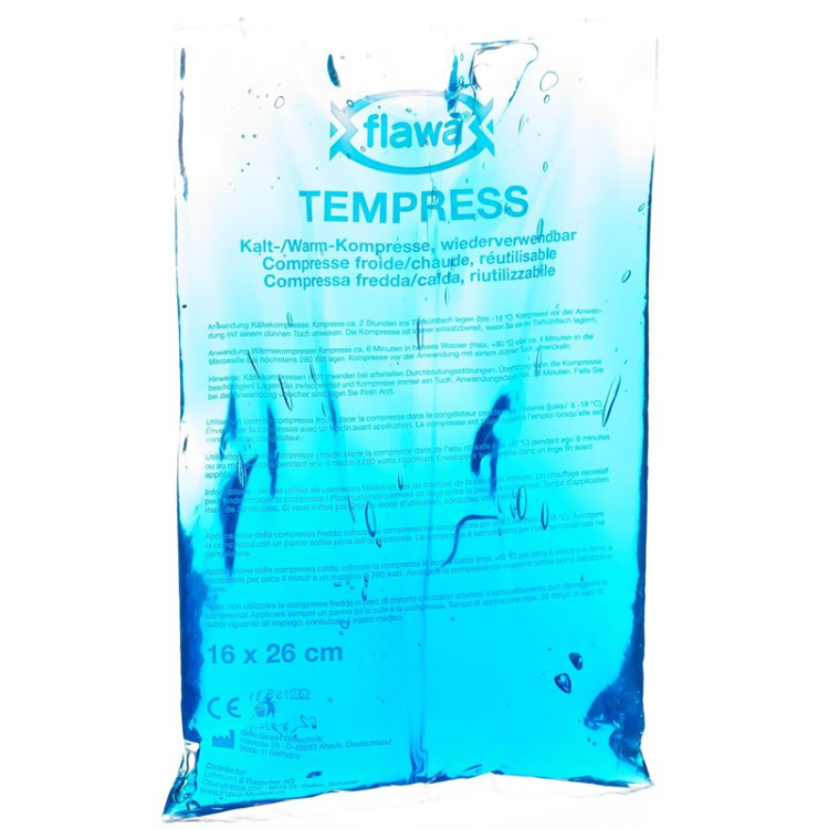 Tempress cold hot compress 16x26cm 10 pcs