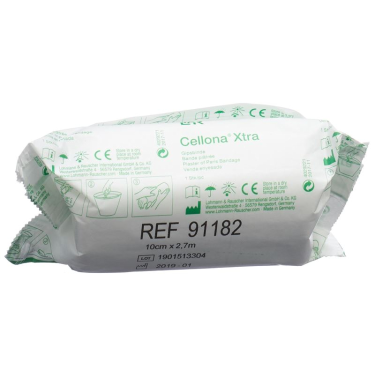 Pembalut plaster Cellona Xtra 2.75mx10cm putih 60 keping