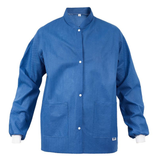 Фольгова куртка L синя 5 х 10 шт