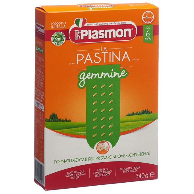PLASMON пастина геммин 340 г
