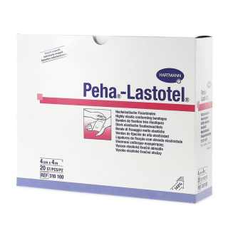 Peha-Lastotel fixation bandages 4cmx4m 20 pcs
