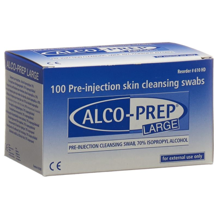 ALCO-PREP Pre-injections Reinigungstupfer GrL 100 Stk