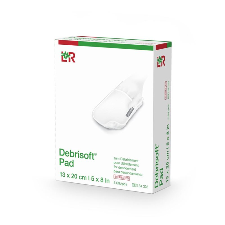 Debrisoft compresses 13x20cm sterile 5 pcs