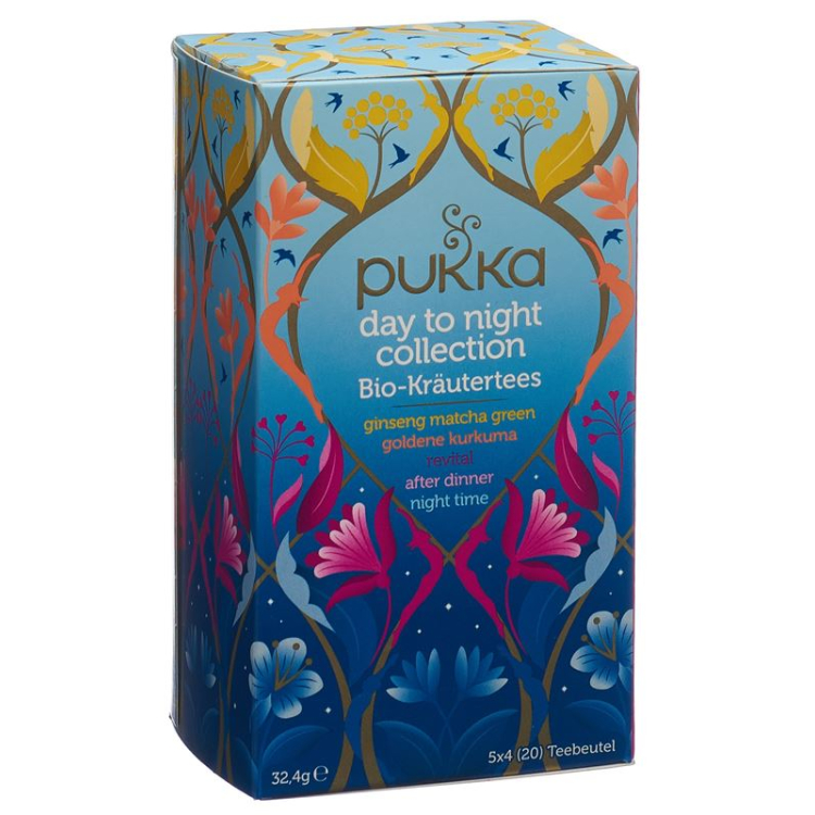 Pukka Day to Night Collection Tea Organic German Battalion 20 pieces