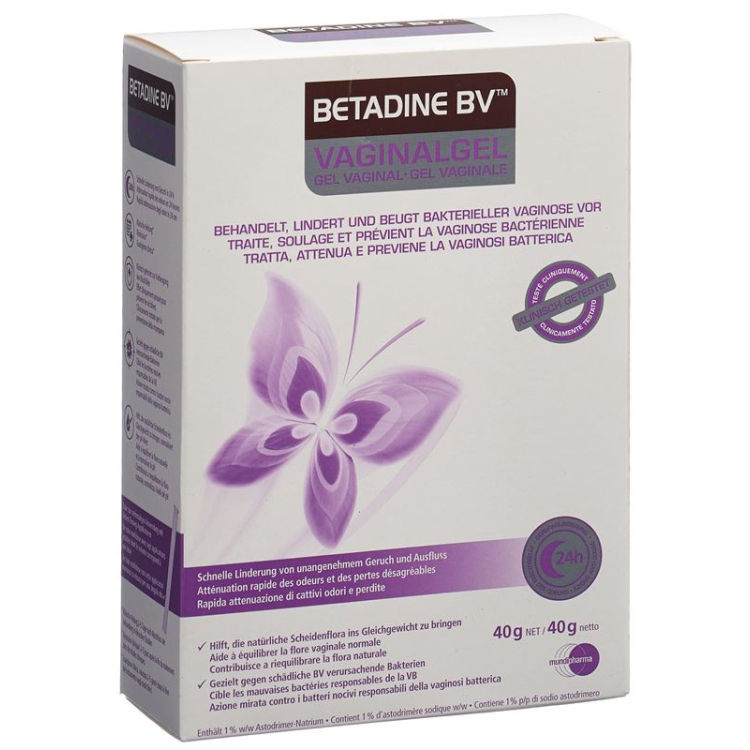 BETADINE BV vaginal gel