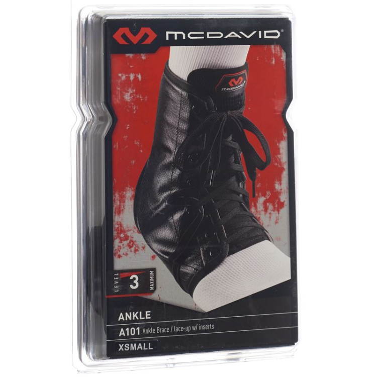 Mc David Ankle Guard členok XS 38-40 čierny