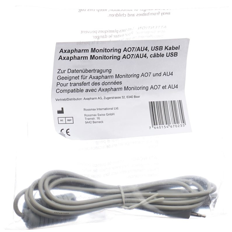 Axapharm AO7/AO8/AU4 USB-kabel