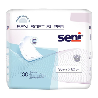 Seni Soft Super underpads 90x60cm non-slip outside