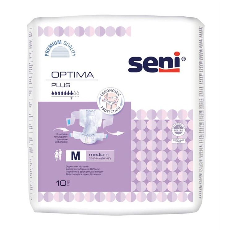 Seni Optima Plus inkontinans pedi M, bel bantlı 2. emicilik