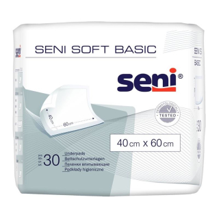Seni Soft Basic patient pad 40x60cm impermeable 30 pcs