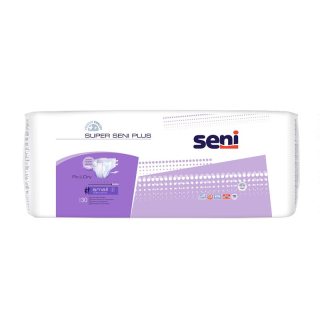 Super Seni Plus incontinence briefs S 2. Suction closed Sy