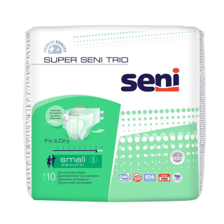 Super Seni Trio incontinence briefs S 3. Suction closed Sy