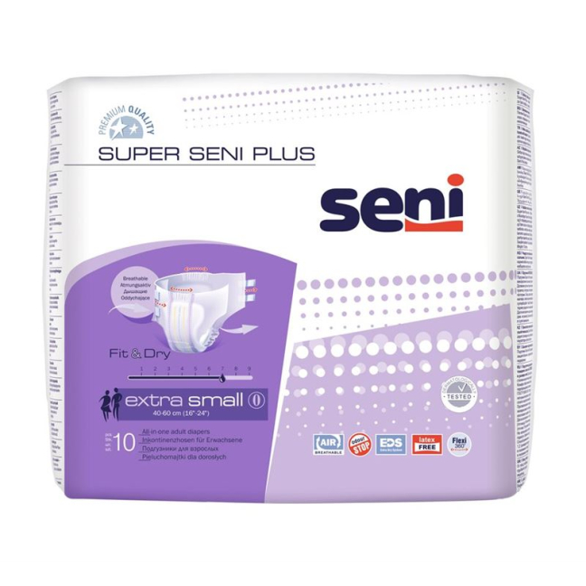 Super Seni Plus inkontinenstrosa XS 10 st