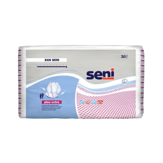 San Seni Plus Extra anatomical incontinence pad breathable
