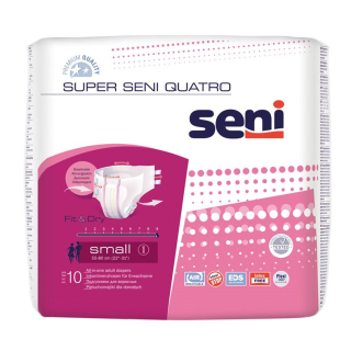 Super Seni Quatro incontinence briefs S 4. Suction closed S
